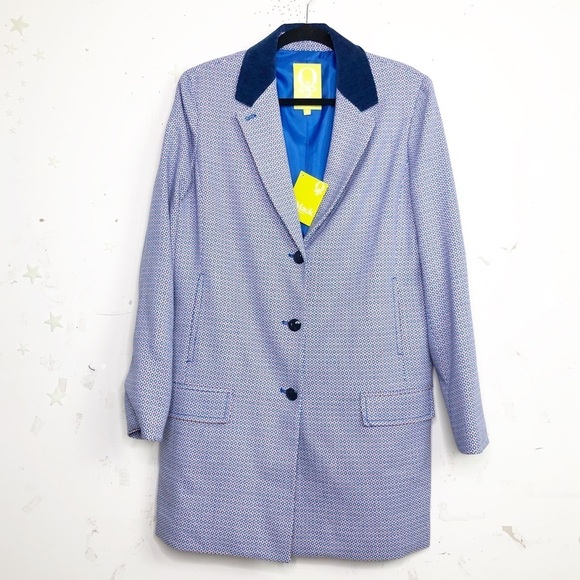 Q Mack printed textured coat - Picture 2 of 11